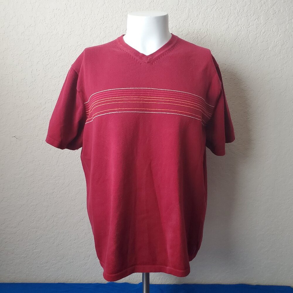 VTG Banana Republic 100% Pima Cotton  maroon top